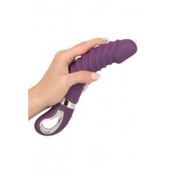 Vibro chauffant rechargeable 23,5 x 4,1 cm - Sweet Smile