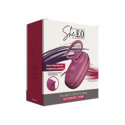 Pompe clitoridienne avec léchage et vibrations - She.E.O