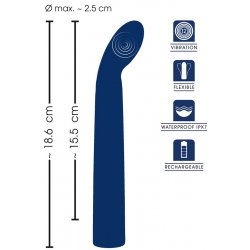 Vibro point G flexible 18,6 x 2,5 cm - Sweet Smile