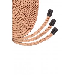 Coffret 3 cordes de bondage Premium - Rosy Gold