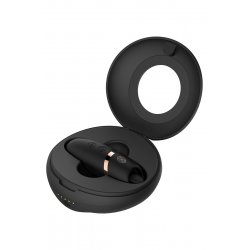 Stimulateur 2 en 1 avec langue vibrante - Rosy Gold