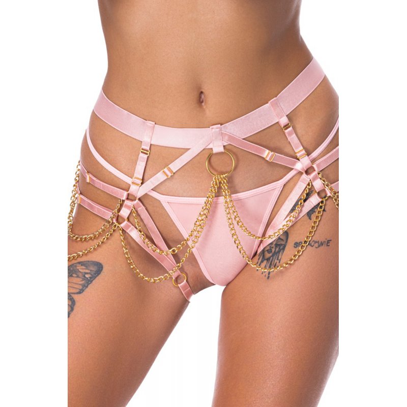 String harnais rose - Bad Kitty