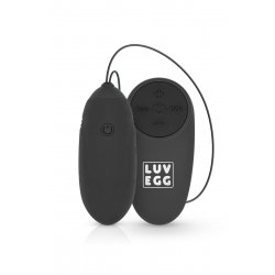 Oeuf vibrant télécommandé noir - LUV EGG