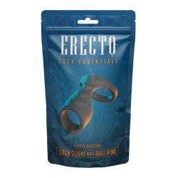 Gaine de Pénis et Ball Ring liquid silicone - Erecto