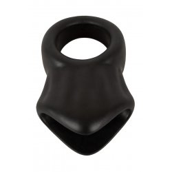 Cock Ring avec Ball Stretcher liquid silicone - Erecto 