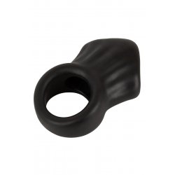 Cock Ring avec Ball Stretcher liquid silicone - Erecto 
