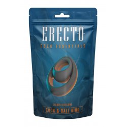 Double Cock & Ball Ring liquid silicone - Erecto