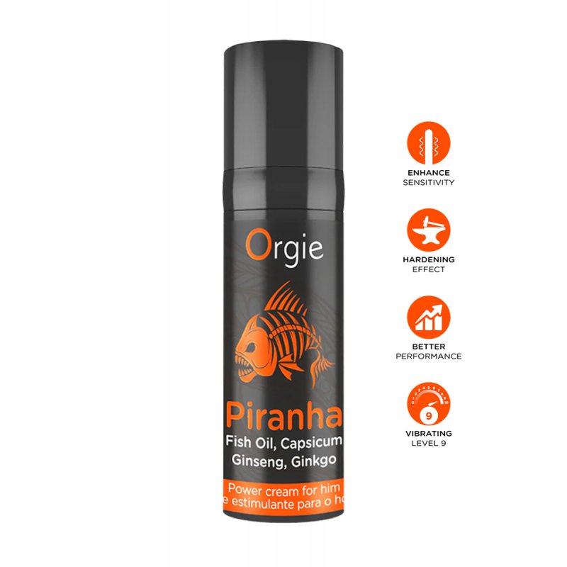 Crème stimulante Piranha Power Cream - Orgie