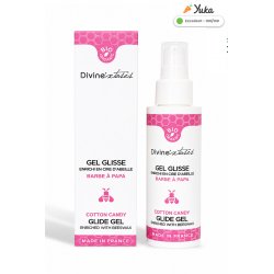 Lubrifiant Bio Barbe à papa 100ml - Divinexstases