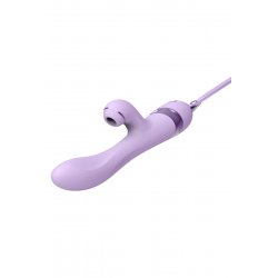 Vibro Rabbit 3 en 1 Purple Sucker - DIK