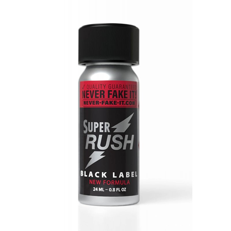 Poppers Super Rush Black Label Aluminium 24ml