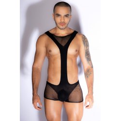 Combishort noir - J Lingerie