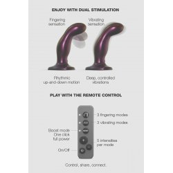 Dildo fingering et vibrant aubergine - Strap On Me
