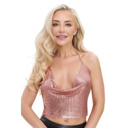 Top en métal doré rose - Cotelli ACCESSOIRES