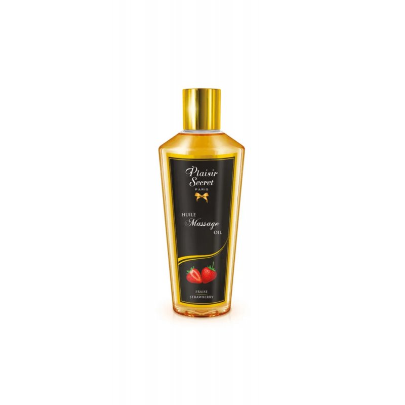 Huile de massage à la fraise 30ml - Plaisir Secret