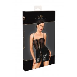 Mini robe Do Not Disturb F409 - Noir Handmade