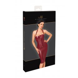 Robe mi-longue Dark Romance F396 - Noir Handmade