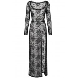 Robe longue One More Kiss F405 - Noir Handmade