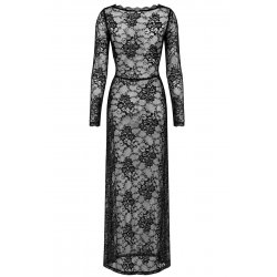 Robe longue One More Kiss F405 - Noir Handmade