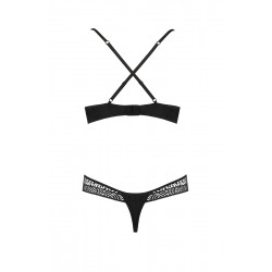 Ensemble Scarlet Bikini noir - Passion