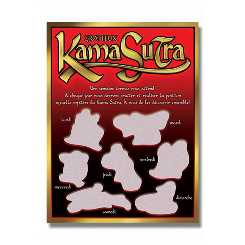 Carte à gratter Kama Sutra Carte à gratter Kama Sutra