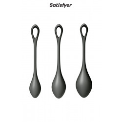 Kit d'entrainement pelvien Yoni Power 2 noir - Satisfyer