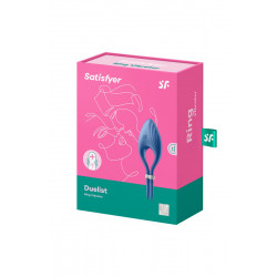 Anneau vibrant Duelist bleu - Satisfyer