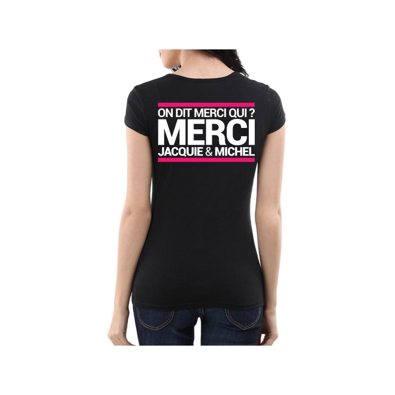 Tee-shirt  J&M noir - spécial  femme