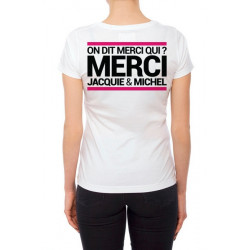 Tee-shirt  J&M blanc - spécial  femme