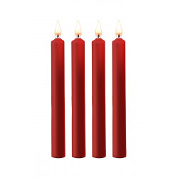 4 bougies SM rouges Large - Ouch!