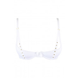 Soutien-gorge seins nus blanc V-9791 - Axami