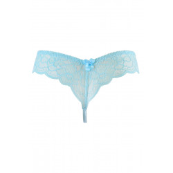 String tanga bleu V-10128 - Axami