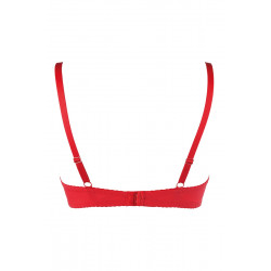 Soutien-gorge push-up rouge V-10351 - Axami