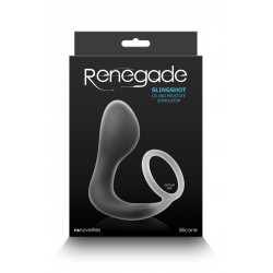 Plug prostatique avec cockring Renegade Slingshot